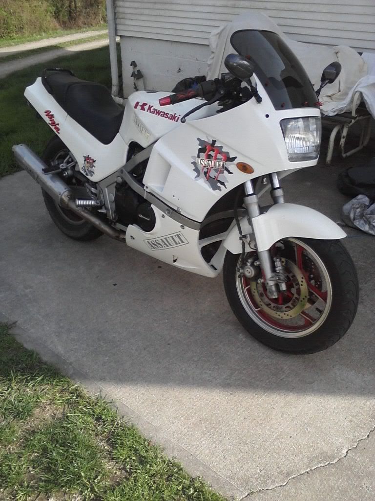 My white 1985 zx6 | Kawasaki Ninja ZX-6R Forum