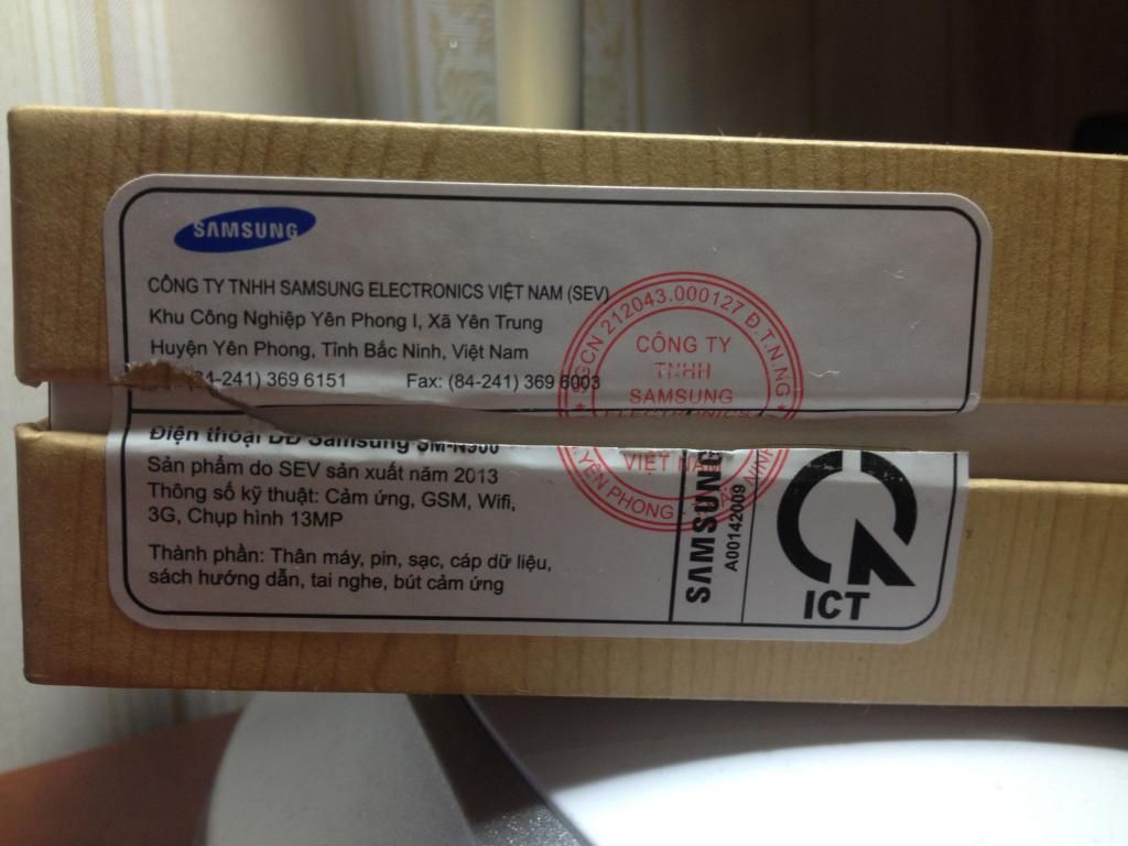 Bán note3 White hàng Công TY SSVN mới mua đc 2 tuần like new 99,9% - 3