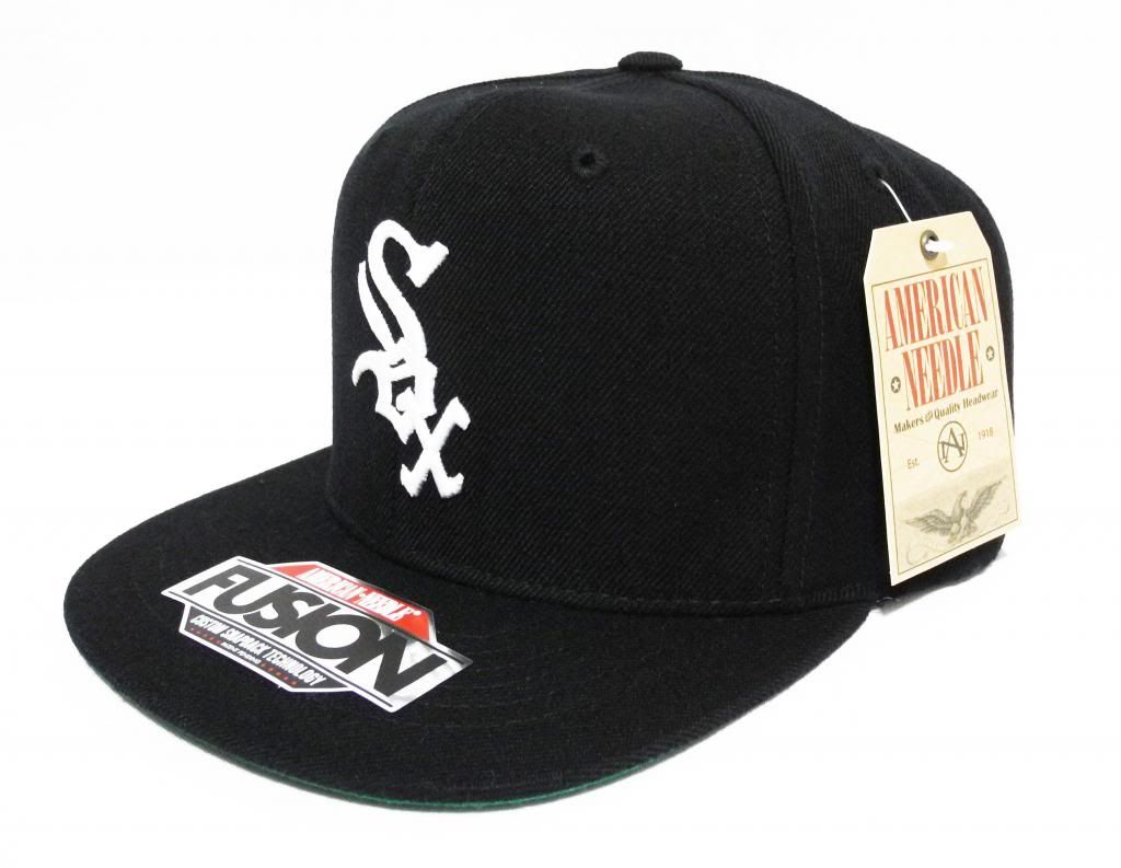 AMERICAN NEEDLE CHICAGO WHITE SOX VINTAGE TUPAC POETIC BLACK SNAPBACK