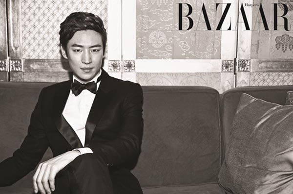 Lee Je-hoon suits up for Bazaar