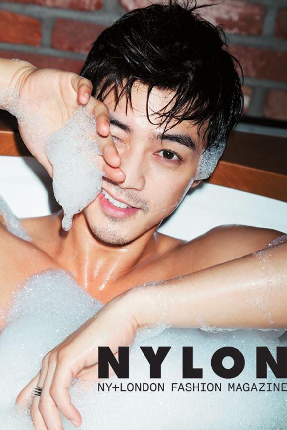 Kim Ji-hoon soaps up for Nylon