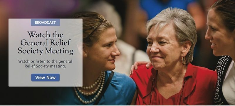 Watch the General Relief Society Meeting