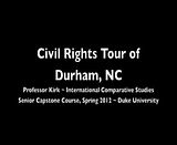 Civil Rights Tour of Durham - part 1