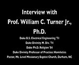 Interview with William Turner PhD - part 1