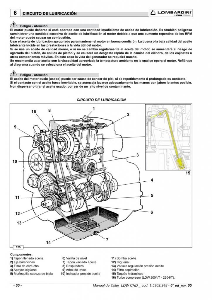 Lombardini CHD series engine Manual de taller | Auto Repair Manual