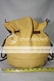 THE SAK SUNSHINE YELLOW SUPPLE PEBBLED LEATHER DRAWSTRING SHOULDER BAG 