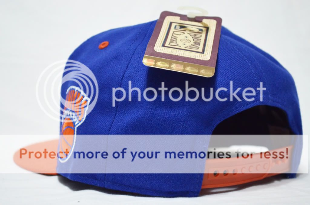   NBA NEW YORK KNICKS SNAPBACK 47 BRAND HARDWOOD CLASSICS ROYAL BLUE HAT